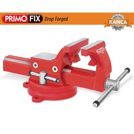 KANCA Primo Drop-Forged Fix Vise With Swivel Base 140 mm PRMPLSB-140